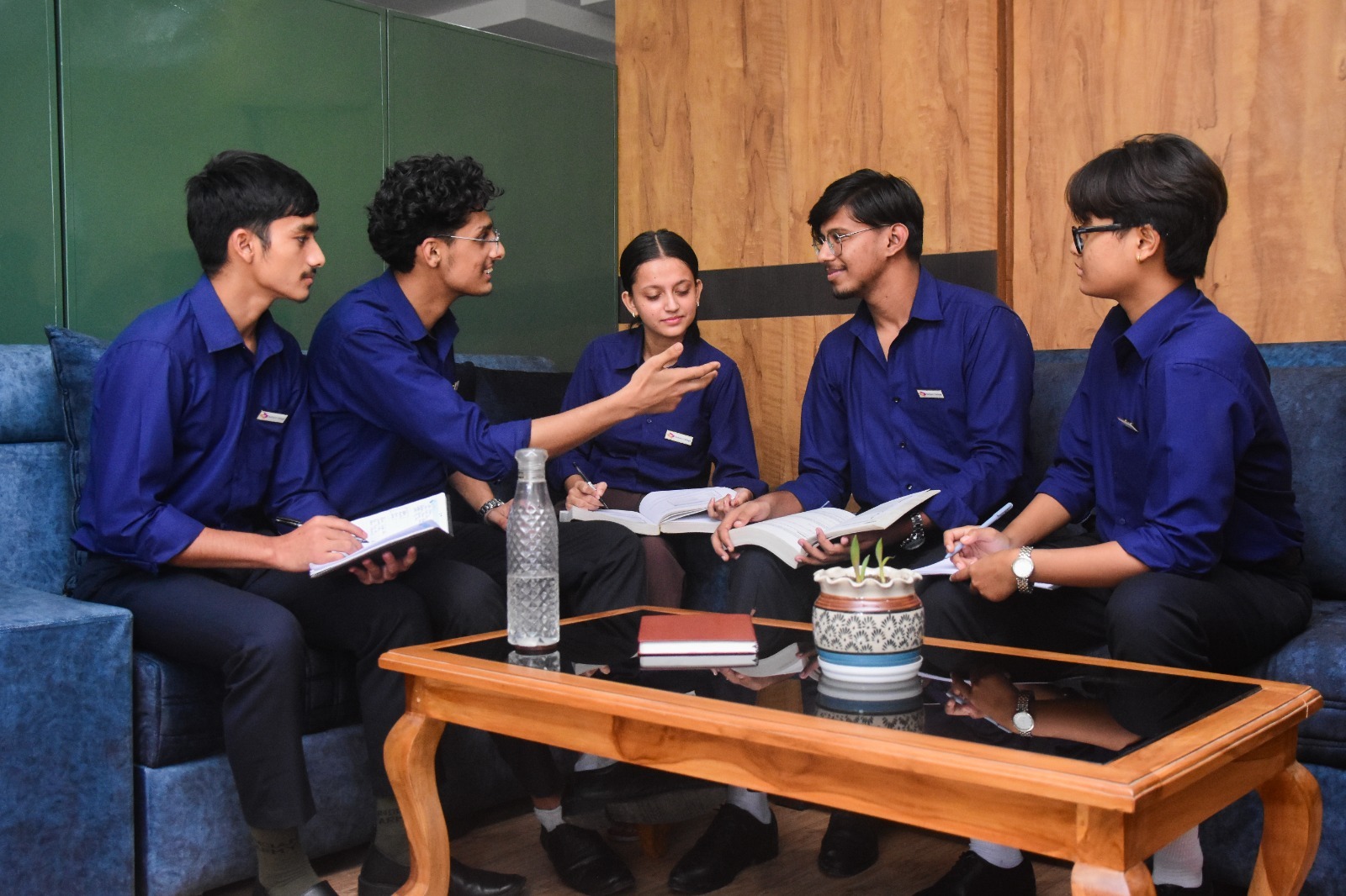 Students collaborating at Radiant College